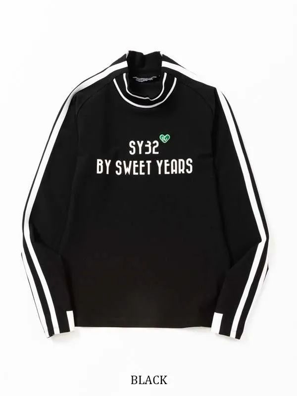 SY32 by SWEET YEARS - BLOCK JQ TRICOT L/S MOCK | モックネック