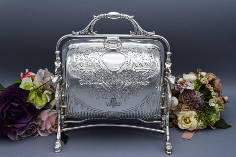 アンティークシルバー アンティーク銀器 シルバープレート製 c.1860