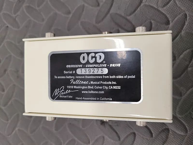 Fulltone OCD V1.7 White Price $224.99 - Victor Litz