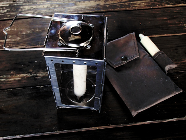 癒やしの灯り スイス軍フォールディングキャンドルランタン - 宮殿F+