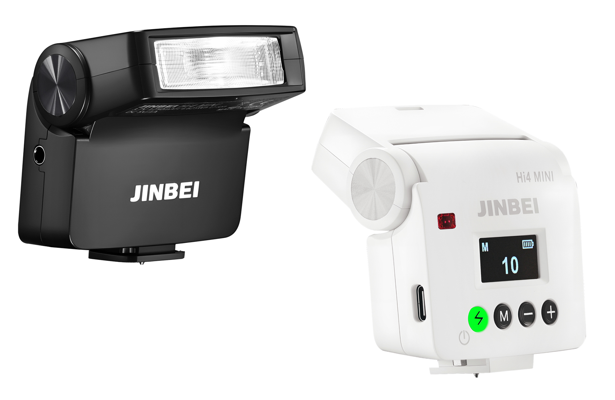 サンテック、JINBEIのミニスピードライト「Hi-4」を発売〜手のひら