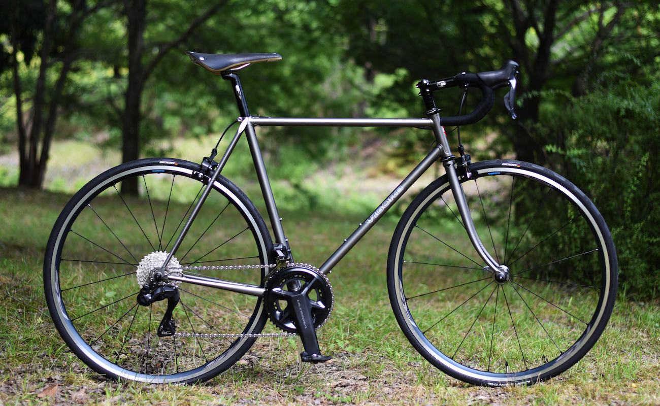 VIGOREラグ付クロモリ製ロードレーサー「70next」記念すべき1台目