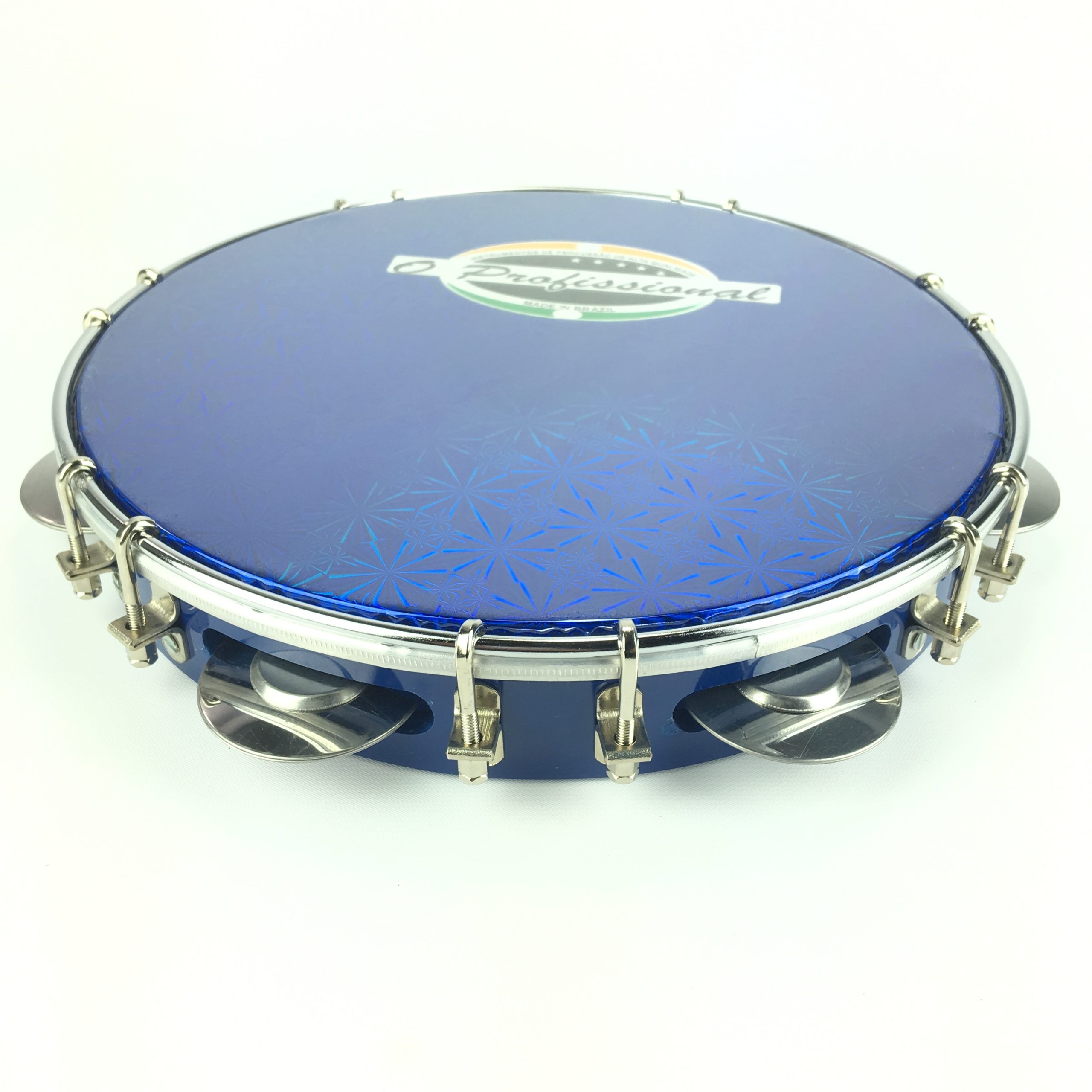 O Profissional 10″ Pandeiro, holographic head, double lugs