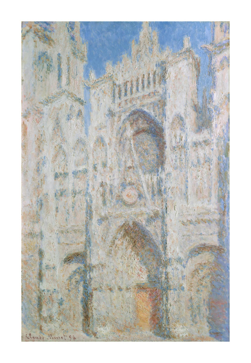 Rouen Cathedral: The Portal (Sunlight) by Claude Monet | Paper