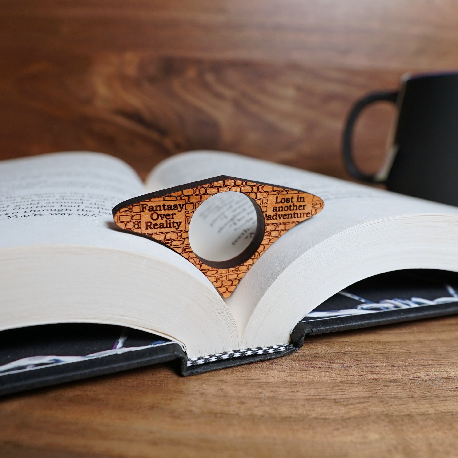 Book Page Thumb Holder – Vivid Valley Laser Designs LLC