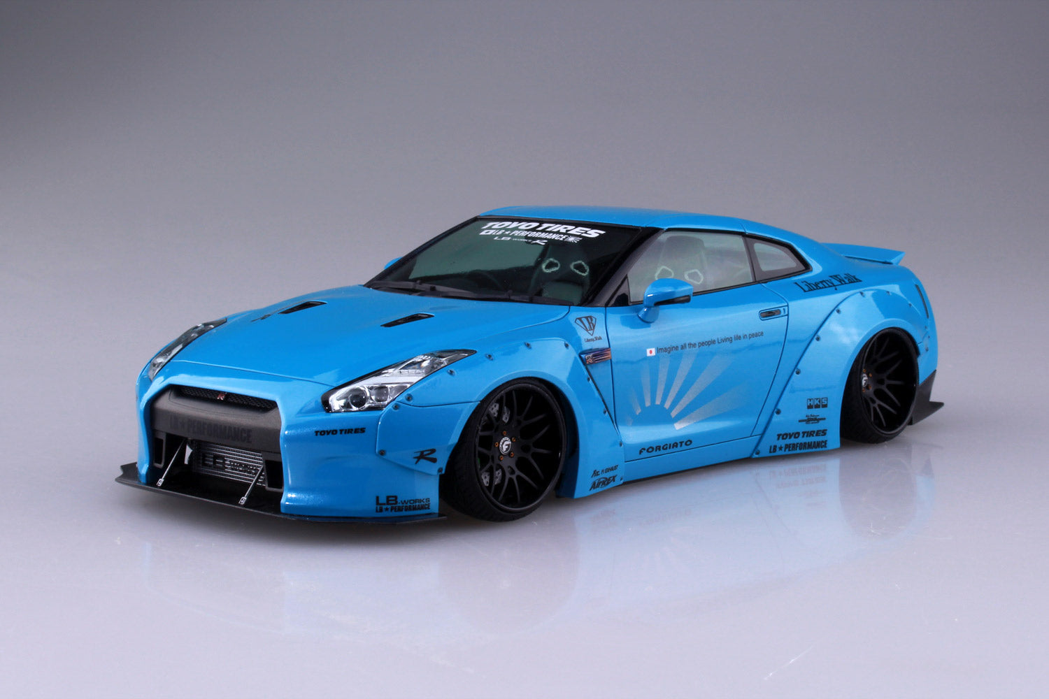 1/24 リバティーウォーク LBワークス R35 GT-R Ver.1 – viviON BLUE