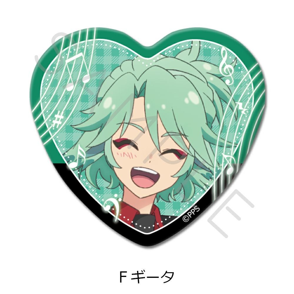 プリンセッション・オーケストラ』 ハート型缶バッジ F(ギータ) | ビビット