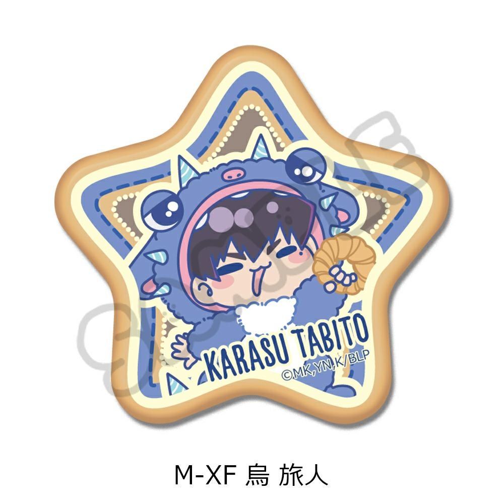 TVアニメ『ブルーロック』第9弾 星型缶バッジ M-XF (烏 旅人)【予約