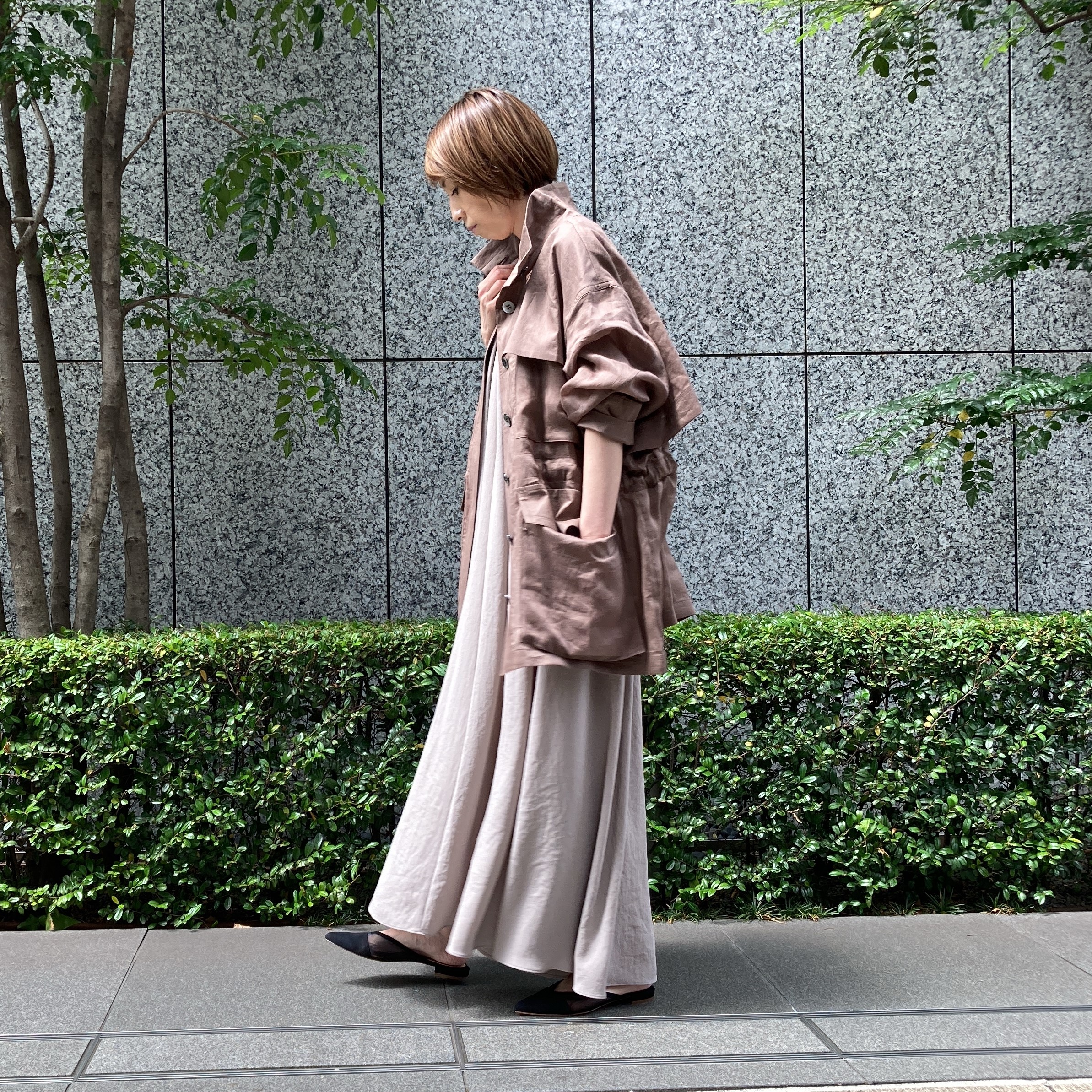 本日よりマークダウン・夏～秋まで使える「Chaos/フロマージュブルゾン