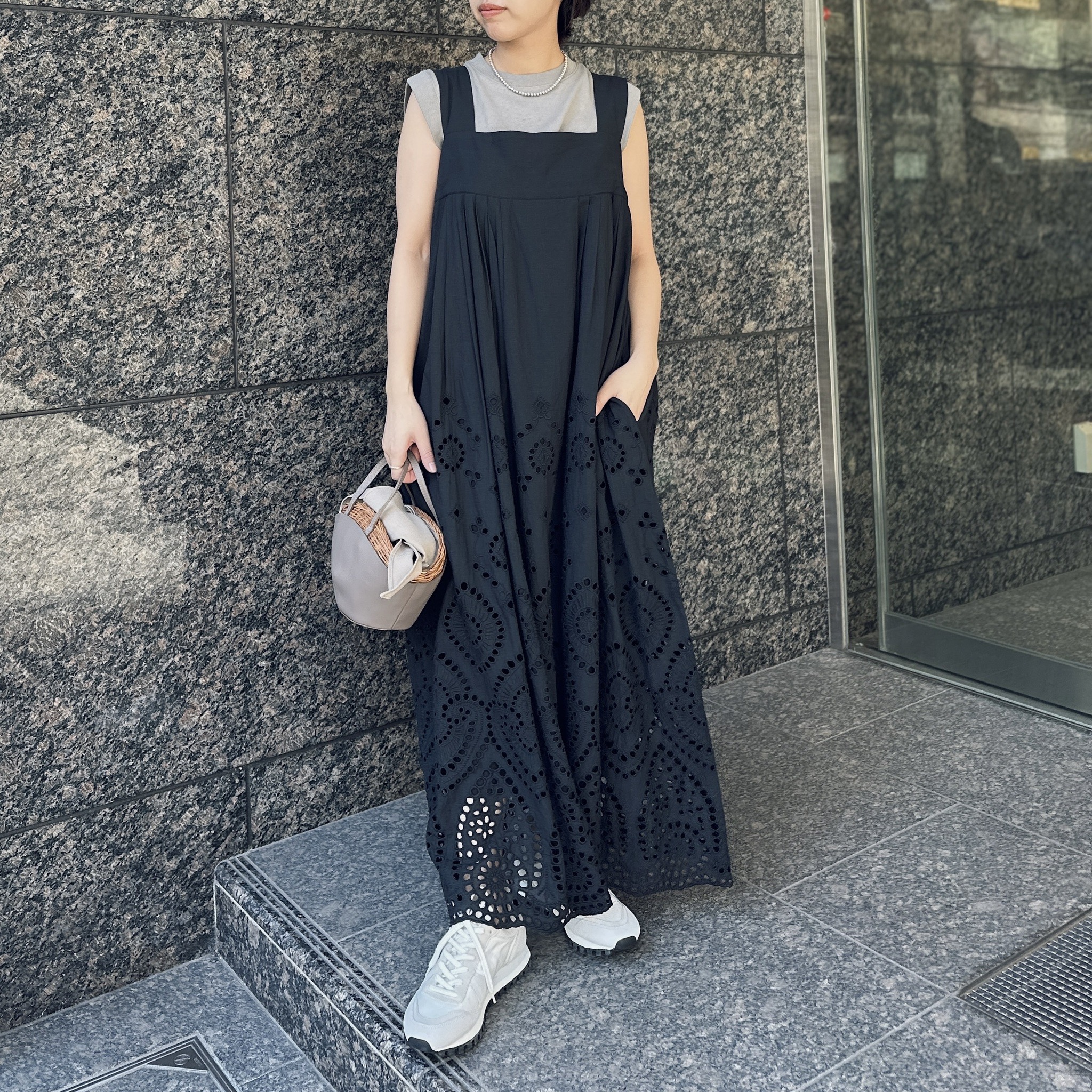 インドコットンレースキャミワンピース 】12closetの頼れるカジュアル