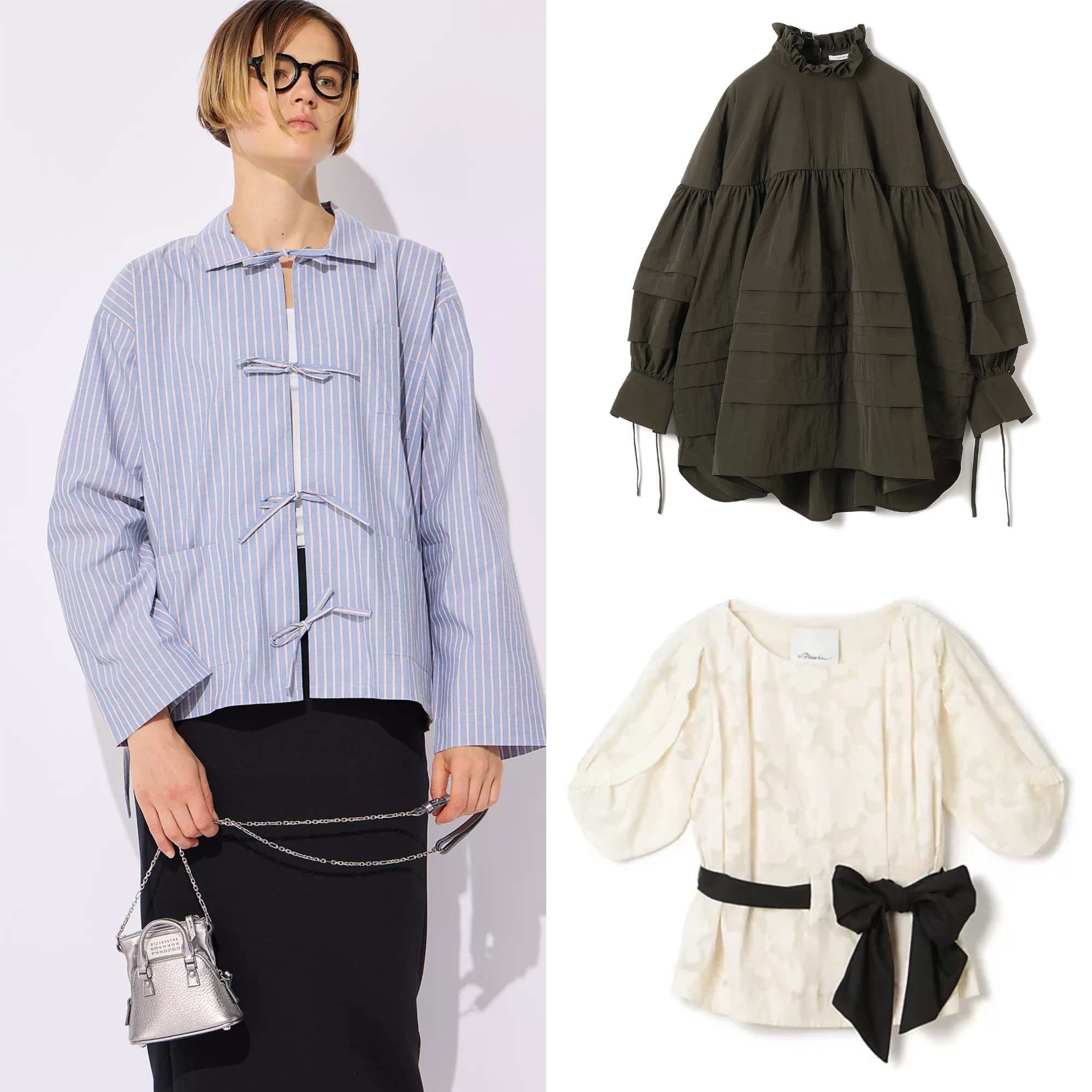 一枚でコーデが決まる！「モードに着映えるシャツ＆ブラウス」7選