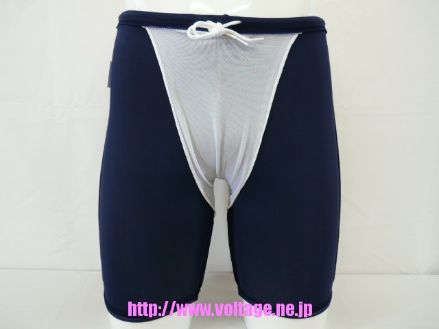 フットマークロングトランクス型男子スクール水着101570