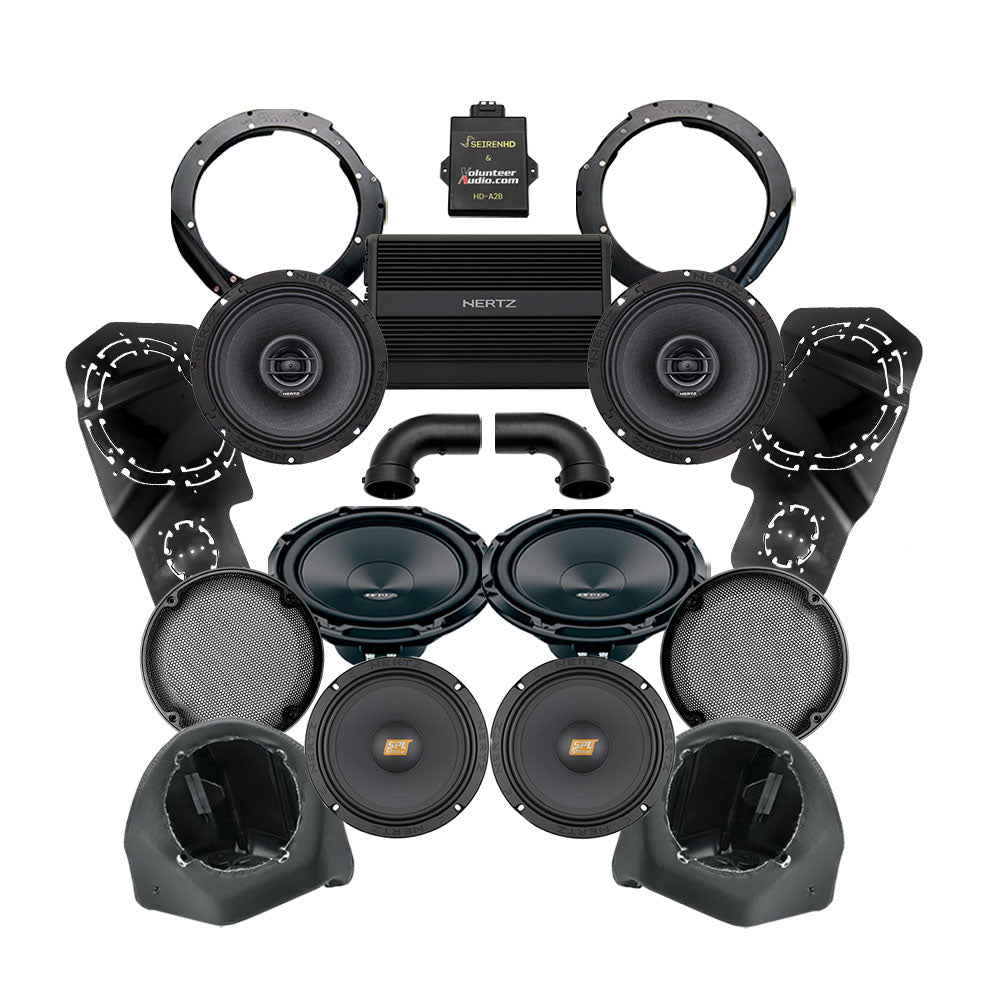 Hertz A2B Stage 4 Ultimate Plug & Play Amp And Speaker Package