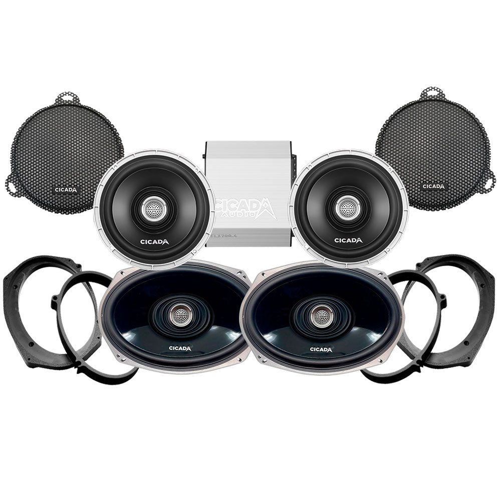 Cicada Audio CX Stage 4 Plug & Play Amp And Speaker Package For