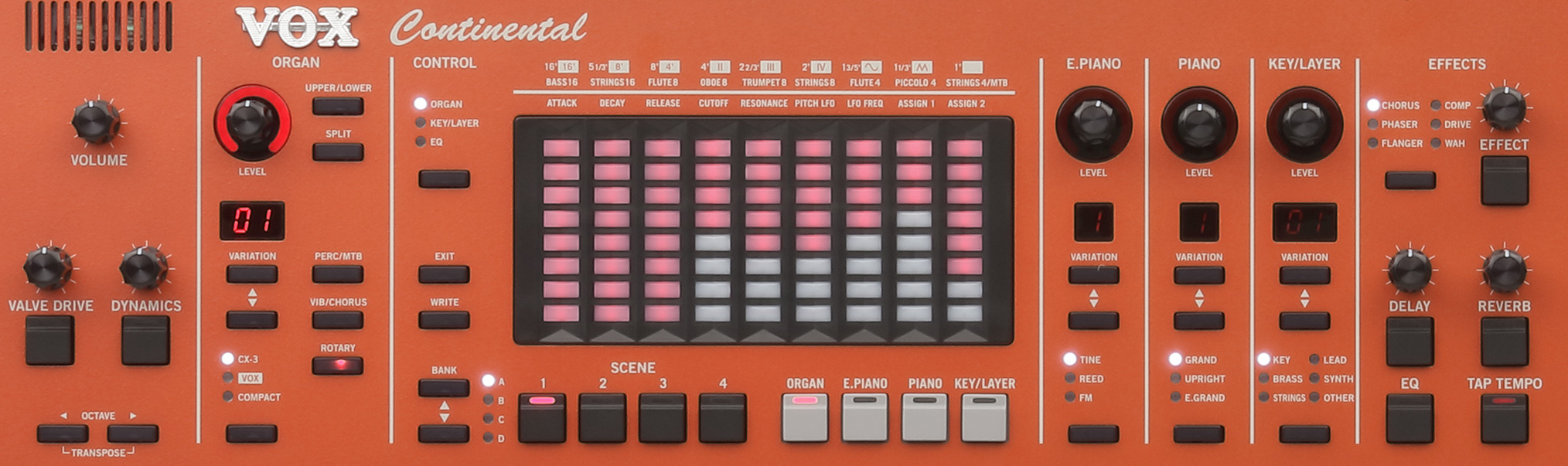 VOX Continental - 61 Keys - Vox Amps