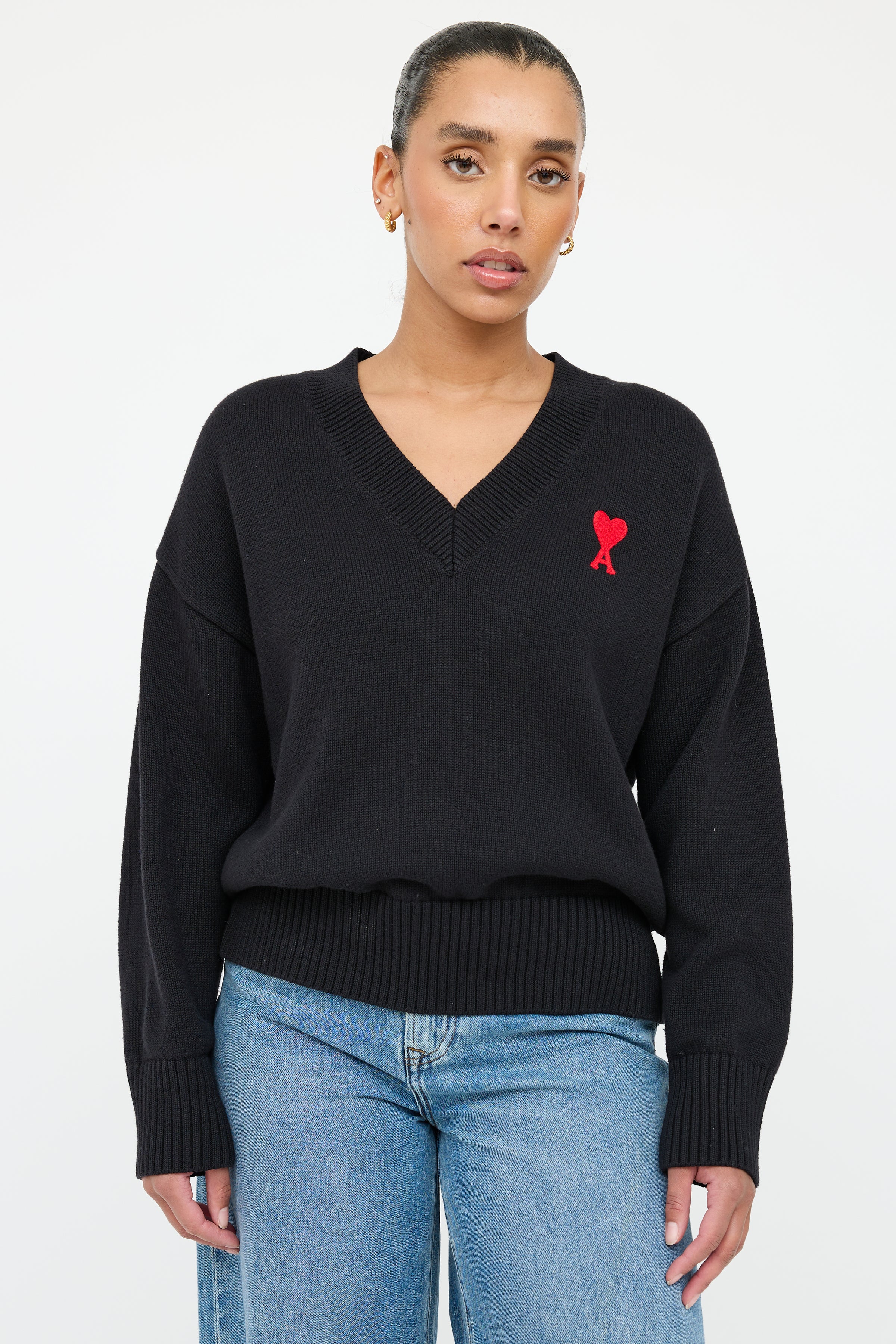 AMI Paris // Knit Logo Sweater – VSP Consignment
