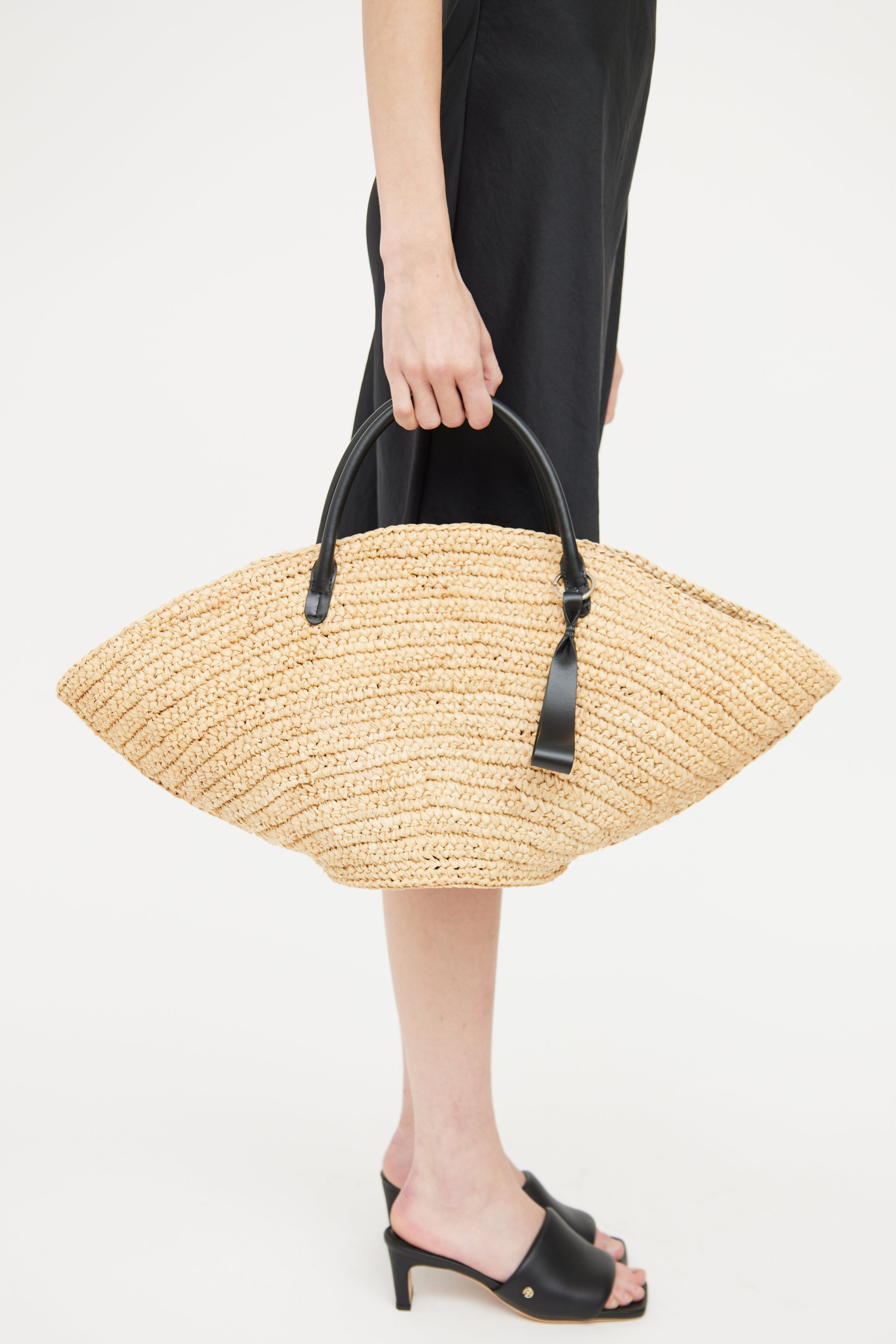Jil Sander // Woven Raffia Sombrero Bag – VSP Consignment