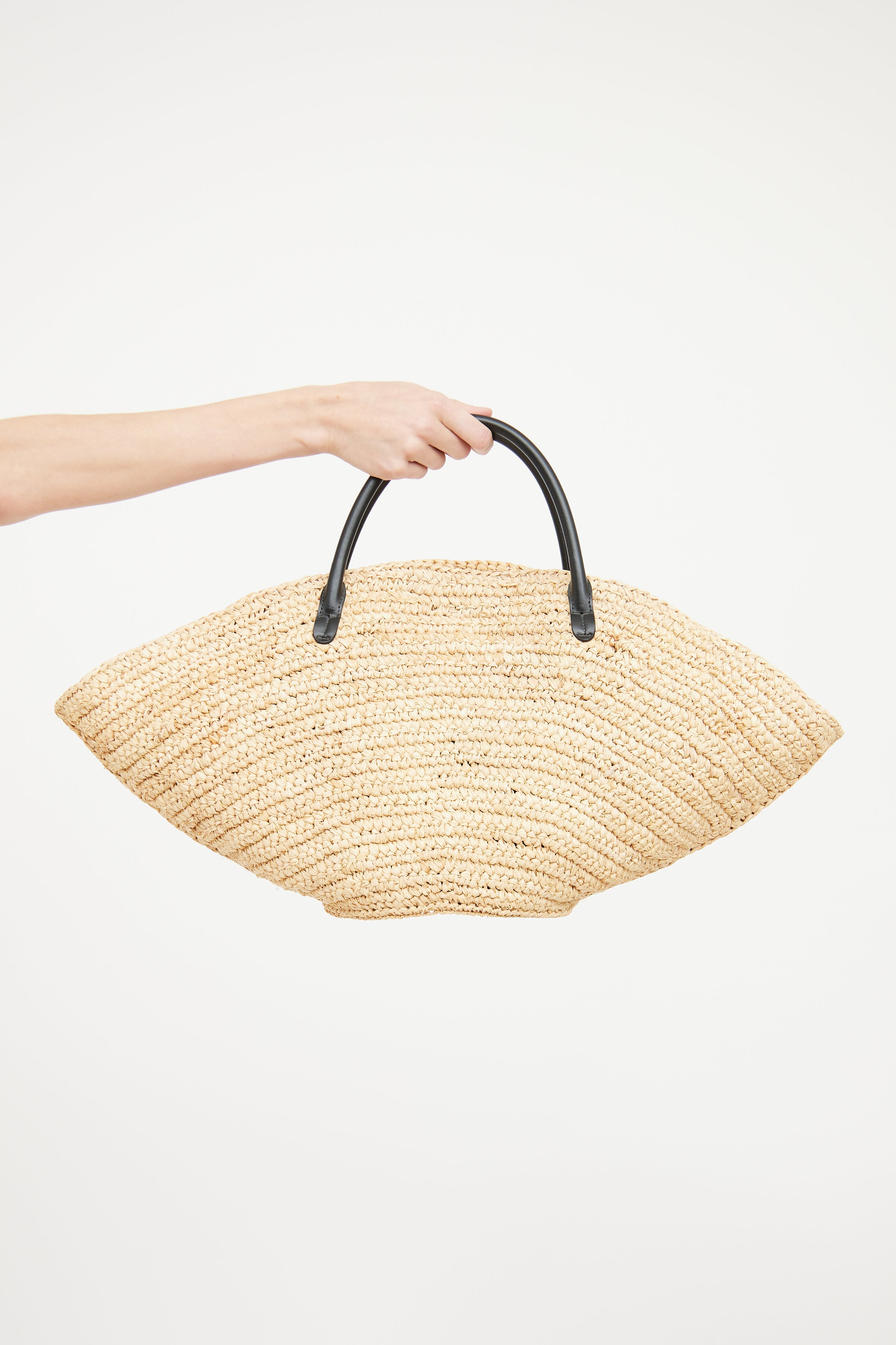 Jil Sander // Woven Raffia Sombrero Bag – VSP Consignment
