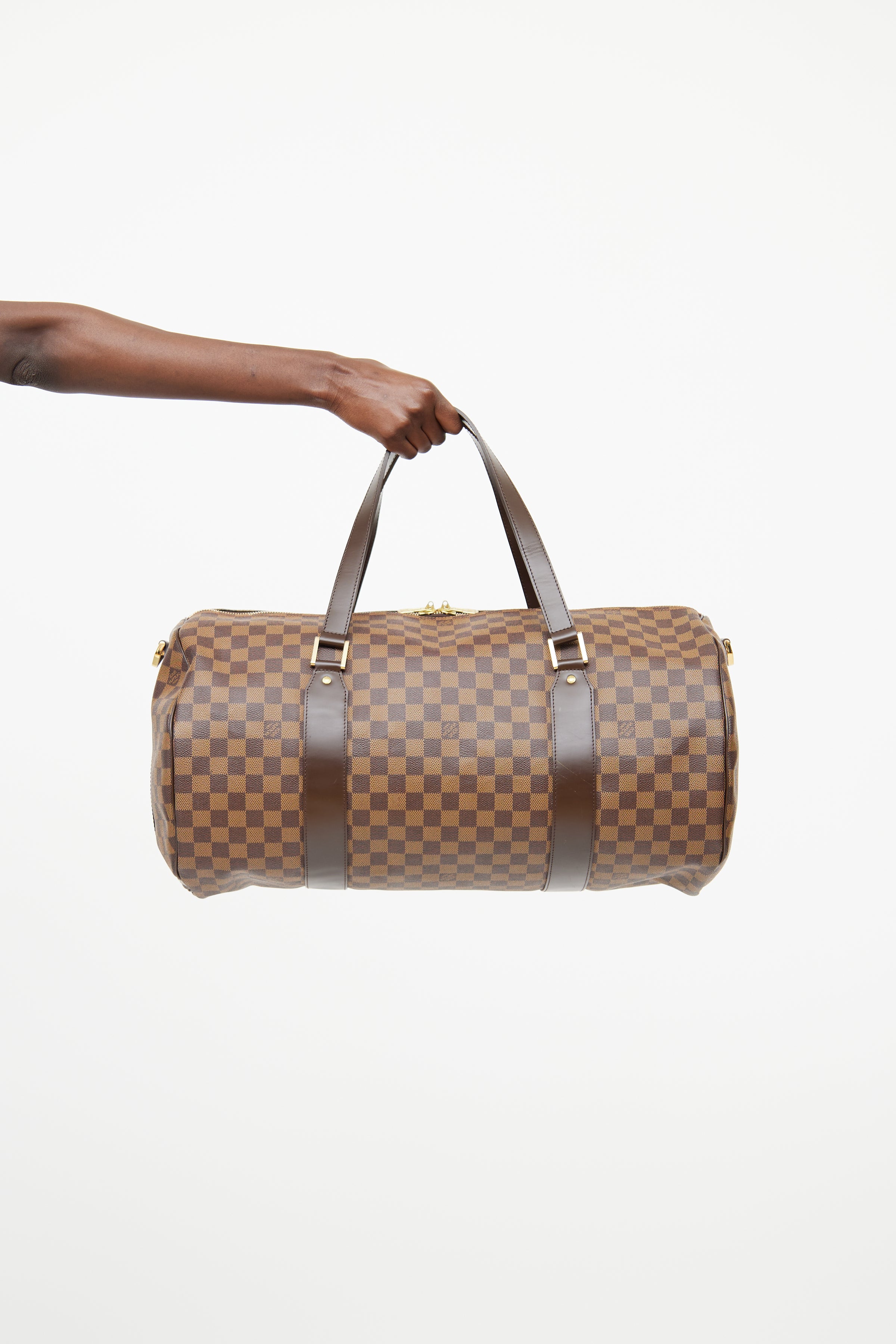 Louis Vuitton // Damier Ebene Sac Polochon Duffle Bag – VSP