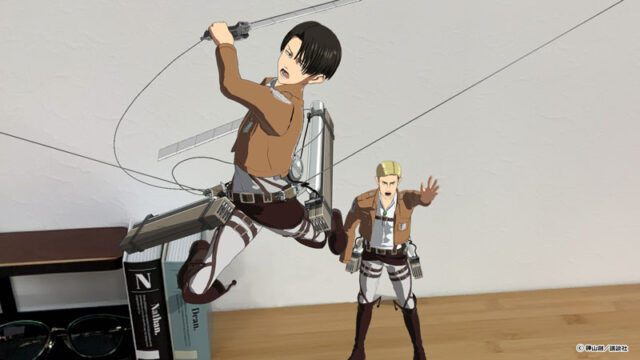 進撃の巨人】リヴァイ兵長とエルヴィン団長のデジタルフィギュアが発売！