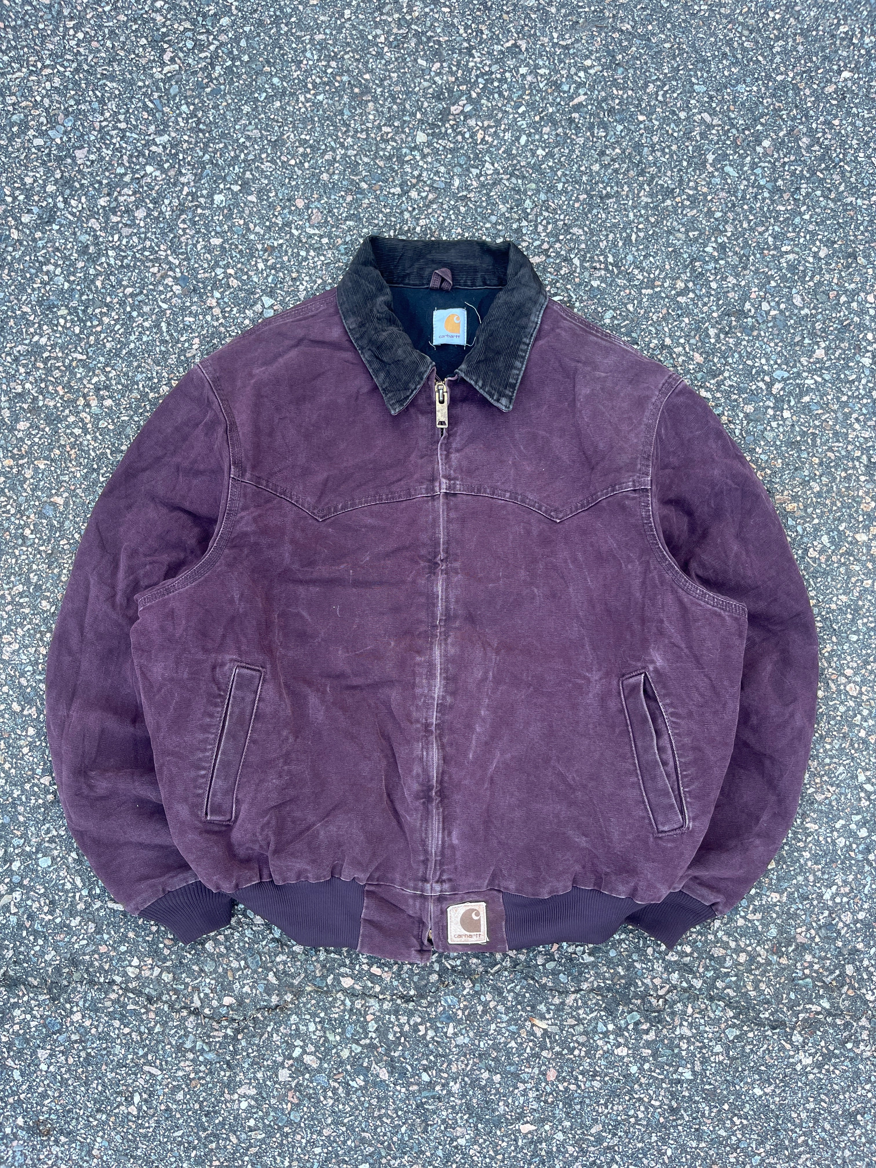 Faded Burgundy Carhartt Santa Fe Jacket - Boxy Large – VTG By Mike