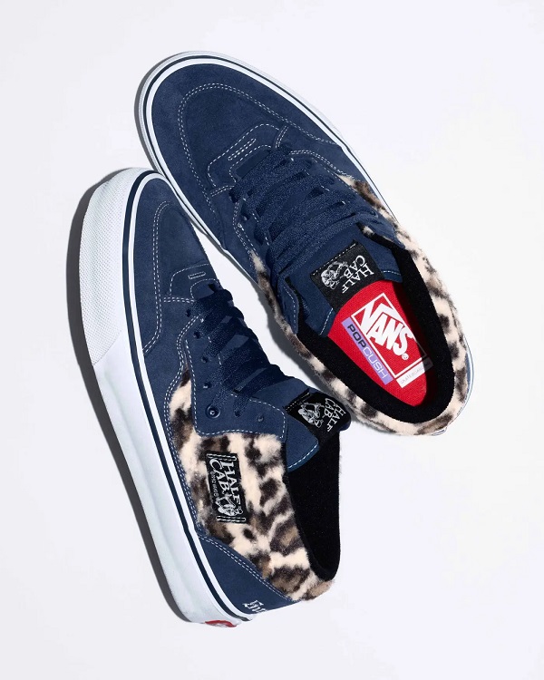 23FW Supreme×Vans Leopard Half Cab Navy シュプリーム×バンズ