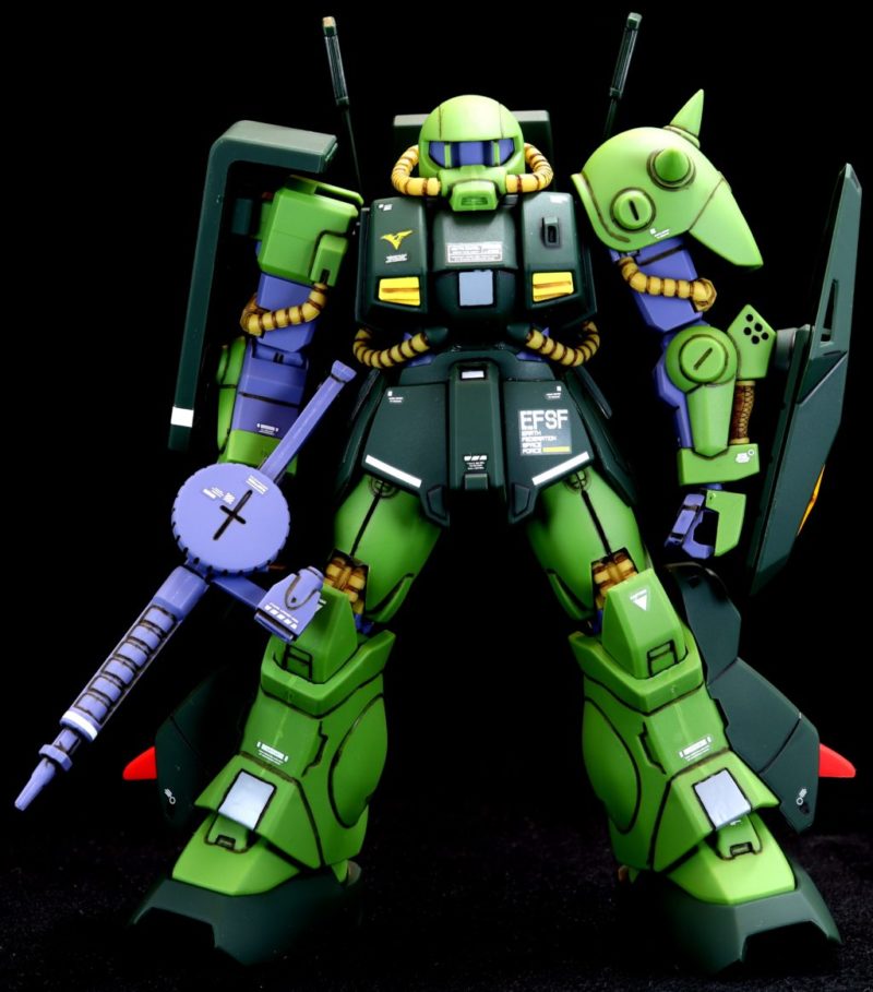 ガンプラ【HGUC ハイザック2】完成 成形色仕上げ（つや消し）+デカール