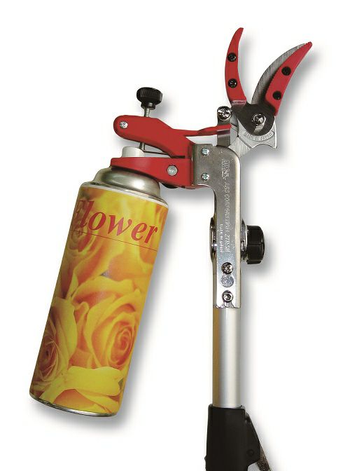 廃番】伸縮式高枝鋏ズームチョキチルトRスプレーホルダーZTR-SH