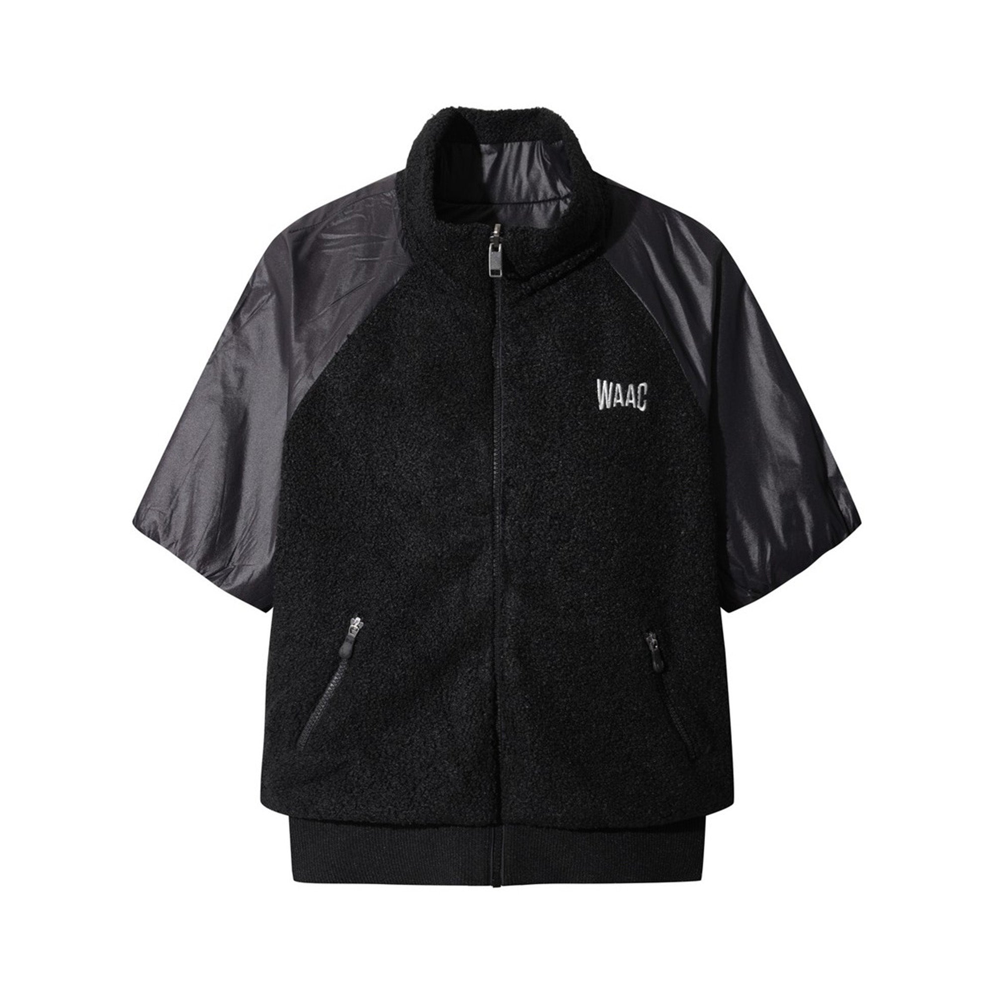 WOMEN リバーシブルパデッドハーフベスト ブラック