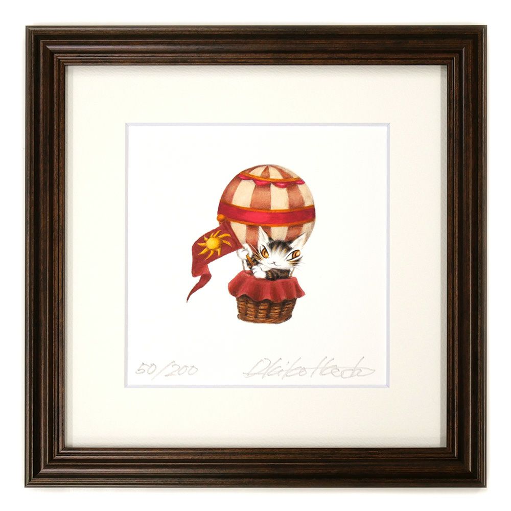 H*u様 わちふぃーるど ダヤン ミニミニ銅版画 【ひとりぼっち】 アート