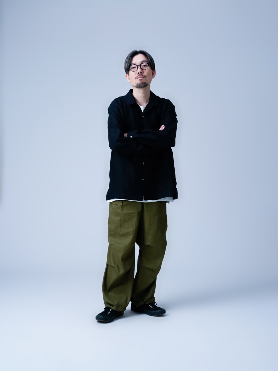 リネンシャツ】程よいヌケ感ほしい方必見！ リネン オープンカラー