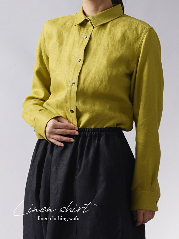 プレミアム】 リネンシャツ wafu史上最高の感動リネン