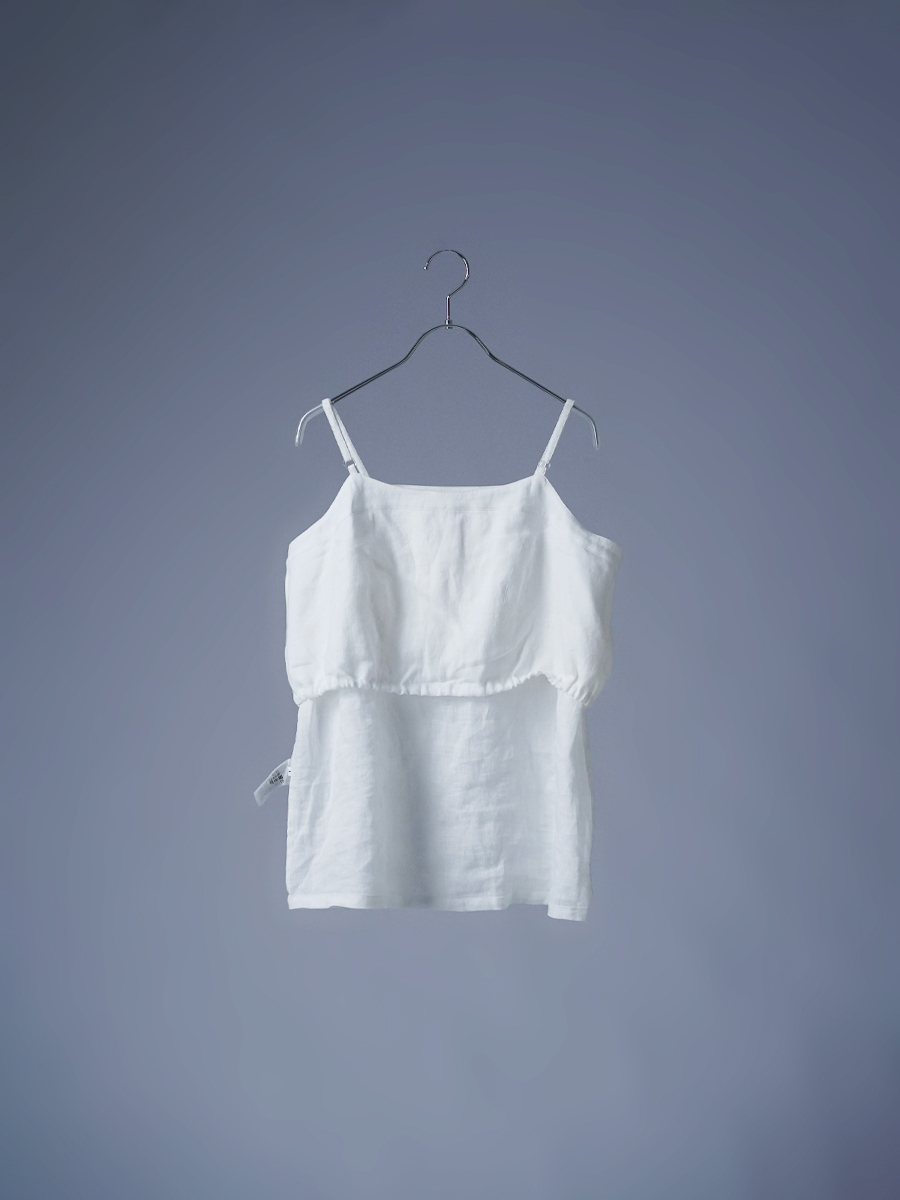 リネンキャミソール】下着をつけずに快適に過ごせる トッキノン