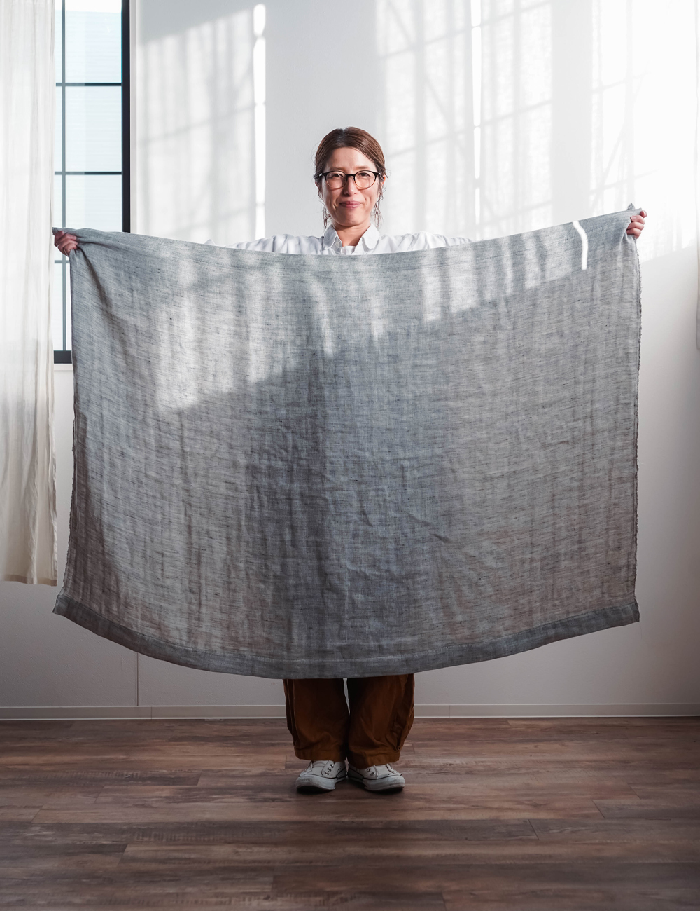 ふわとろ3重リネンガーゼ ハーフケット 多目的に使えるちょうどいい