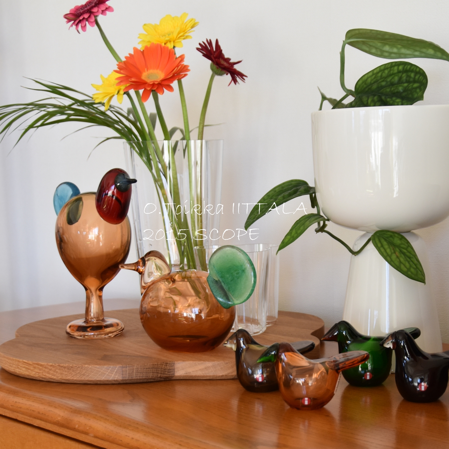 イッタラ キューヒュー オイバトイッカ バード scope ファブリック付き