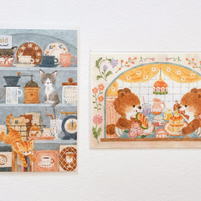 ポストカード イラスト | なかうちわか wacca