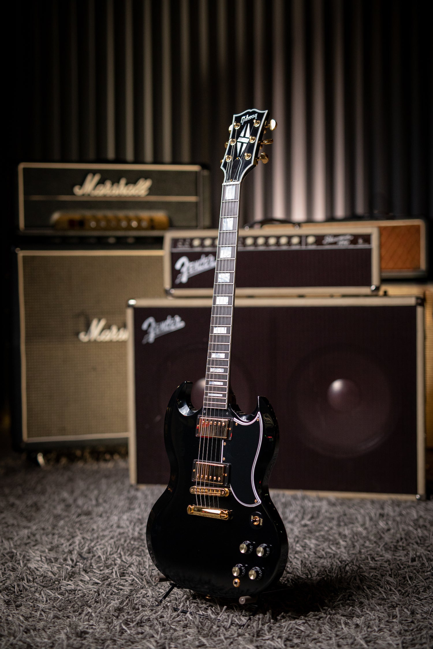 Gibson Custom Shop SG Custom w/ Ebony Fingerboard Gloss Electric