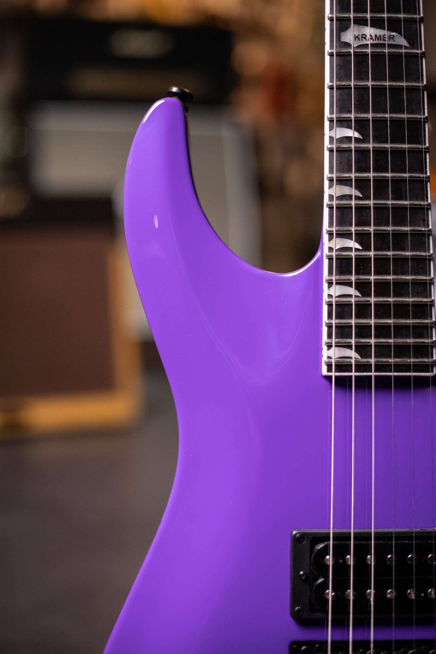 Kramer SM-1 H Electric Guitar - Shockwave Purple – Walt Grace Vintage