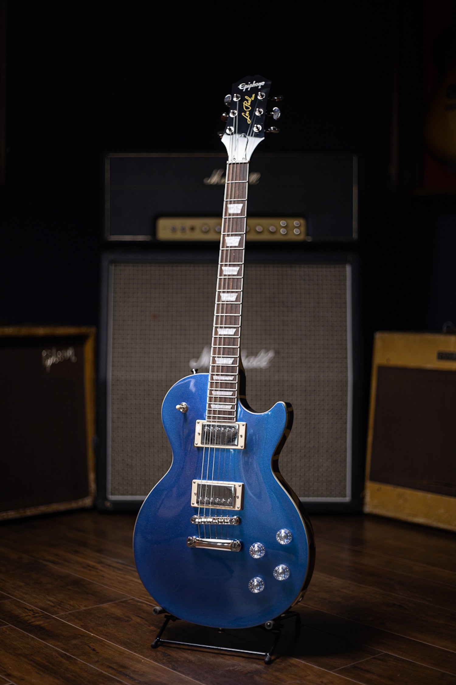 Epiphone Les Paul Muse Electric Guitar - Radio Blue Metallic