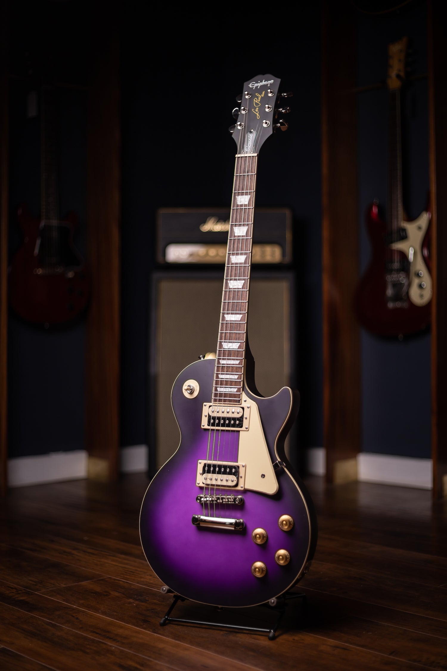Epiphone Les Paul Classic Worn Electric Guitar - Worn Purple