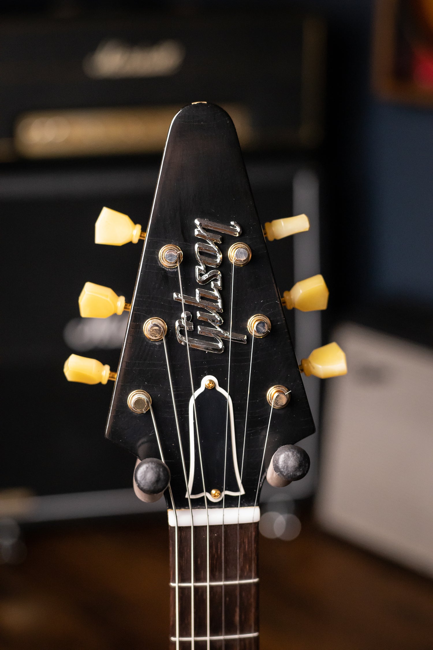 2021 Gibson Custom Shop Korina Flying V Electric Guitar - Serial