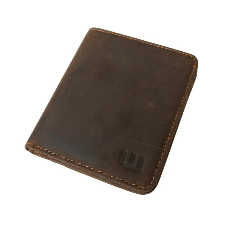 HERITAGE TX1 Crazy Horse Leather Bifold | RFID Blocking & Dual ID
