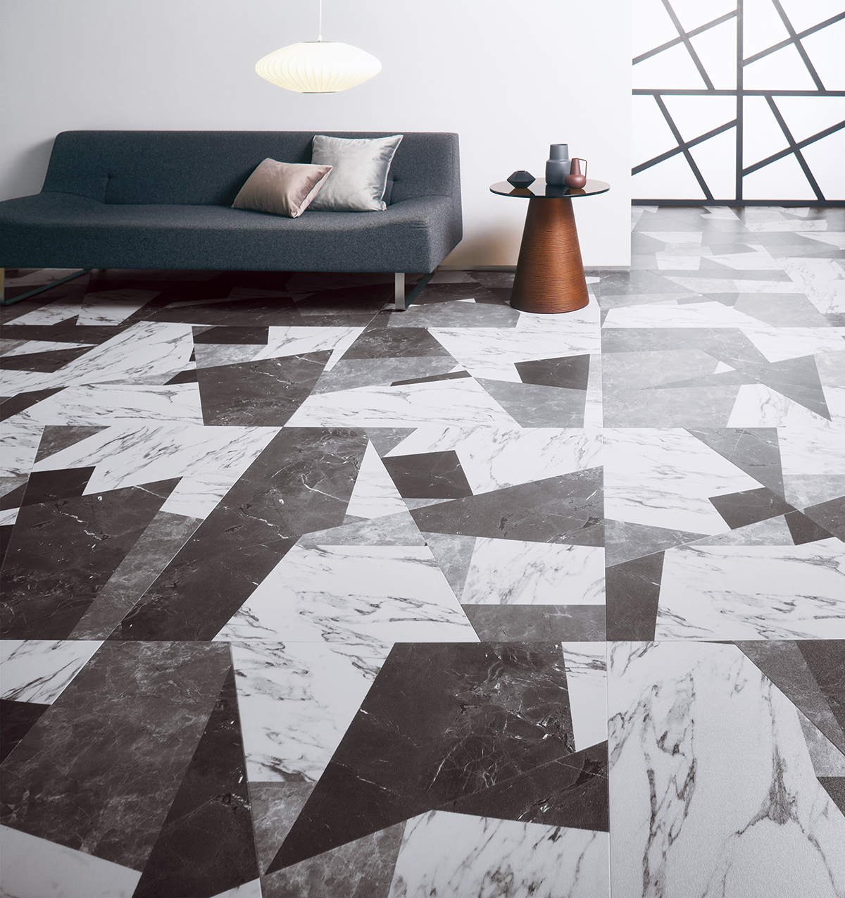 ロイヤルストーン・テトラ バリアントストーン(ダークグレー デザイン