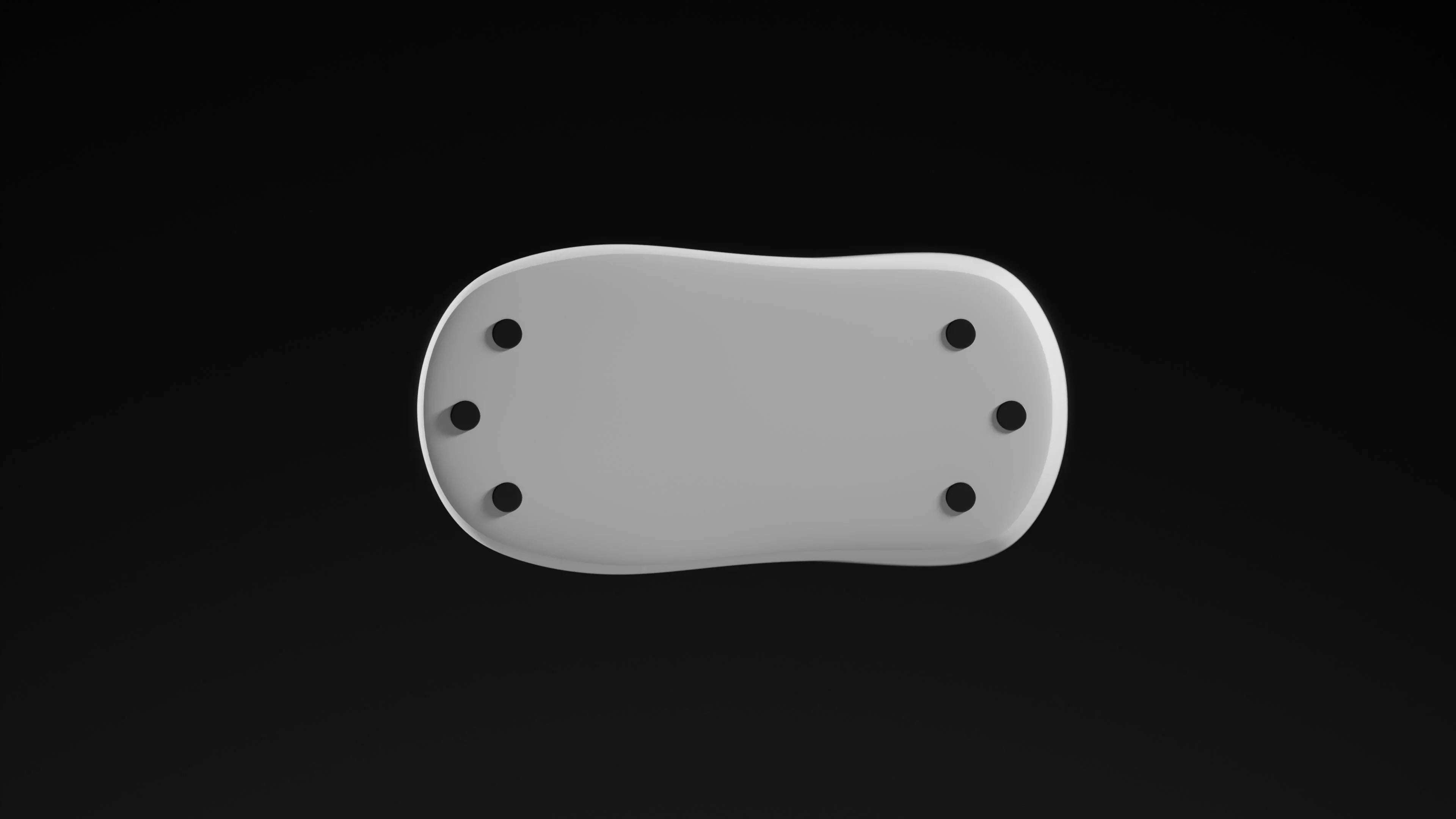 UHMW-PE Mouse Skates Black | Wallhack