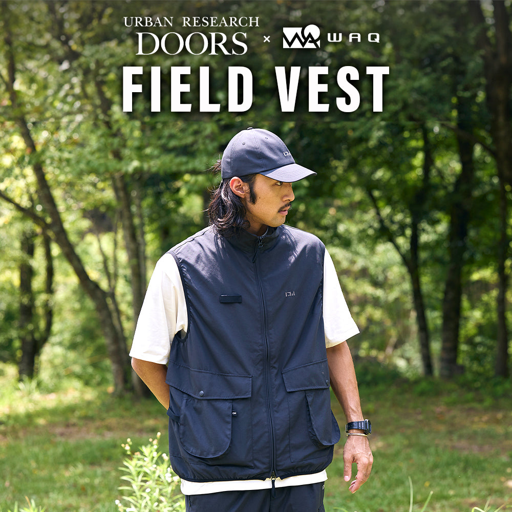 WAQ x URBAN RESEARCH DOORSコラボ】 難燃フィールドベスト【送料無料