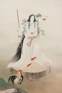 アメノウズメ（天鈿女命、天宇受賣命）、お多福になった日本最古の