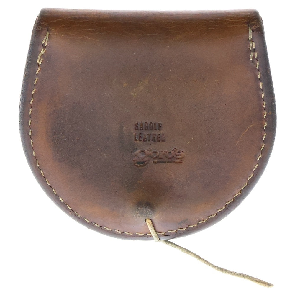 goro's(ゴローズ) サドルレザー 丸型小銭入れ コインケース 財布 焦げ茶