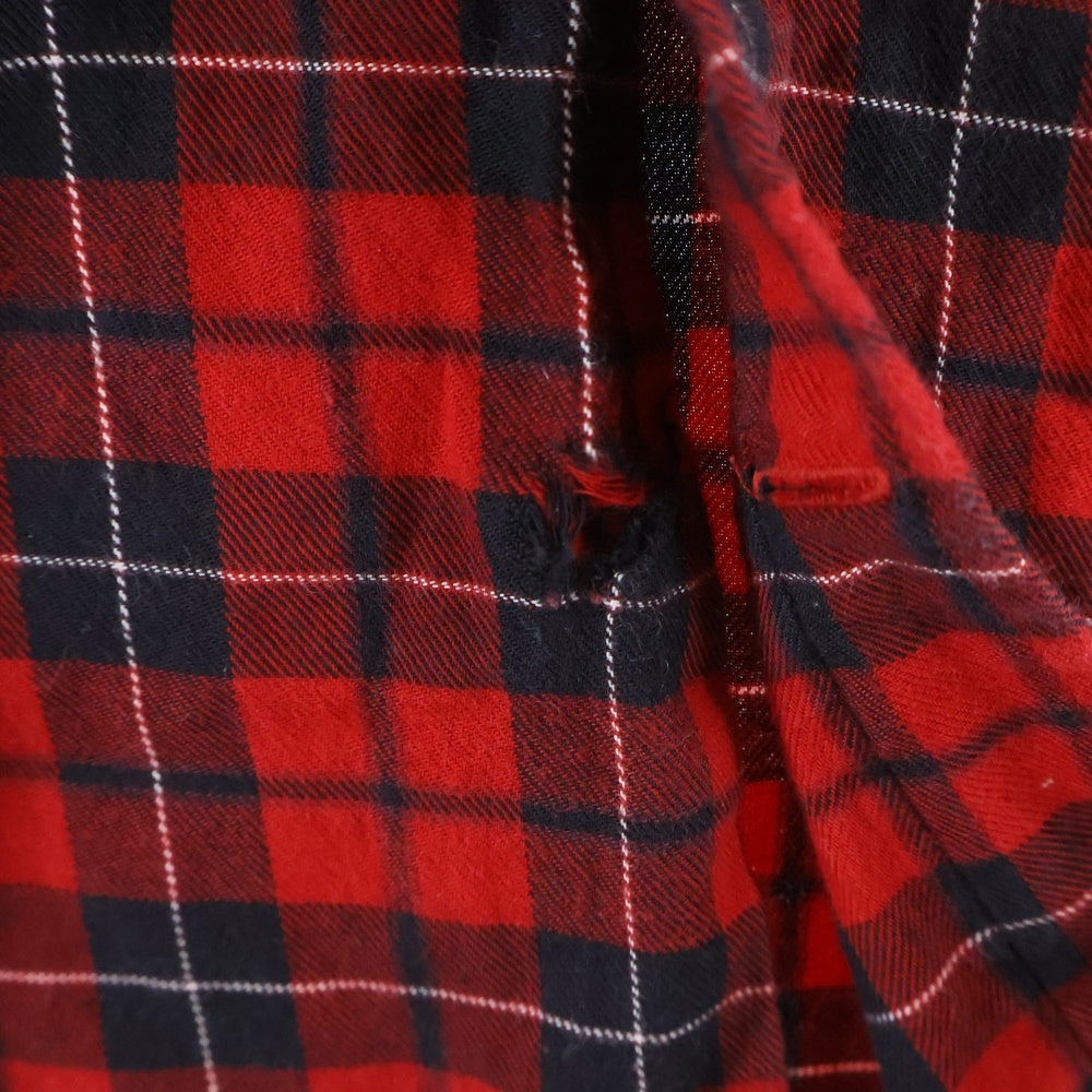 BALENCIAGA(バレンシアガ) Oversized Check Shirt バックロゴプリント