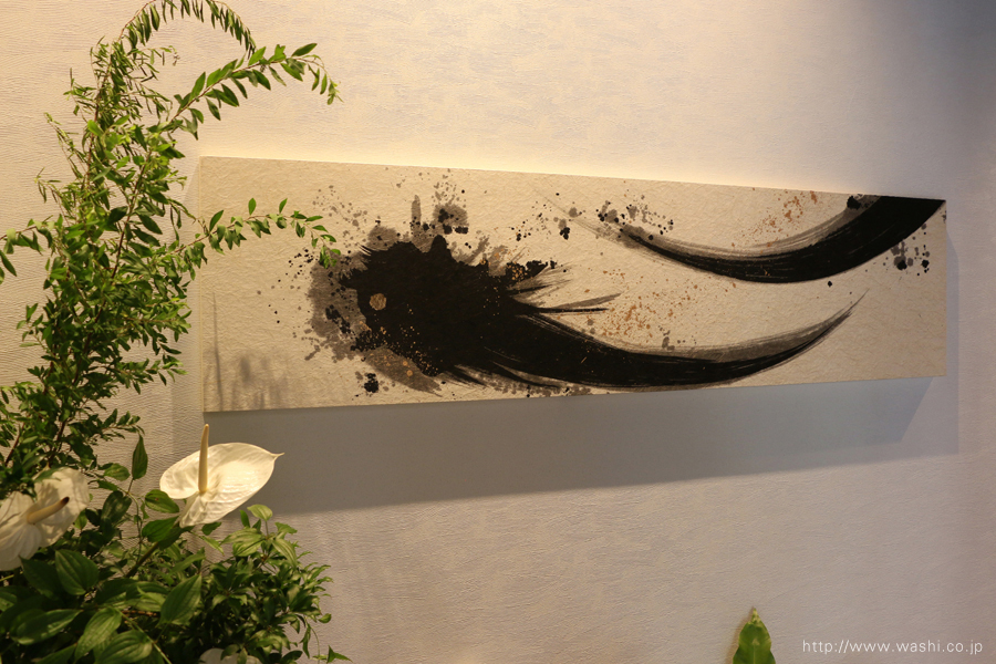 和紙インテリア アートパネル／washi art panel 製作事例15 | 創作和紙