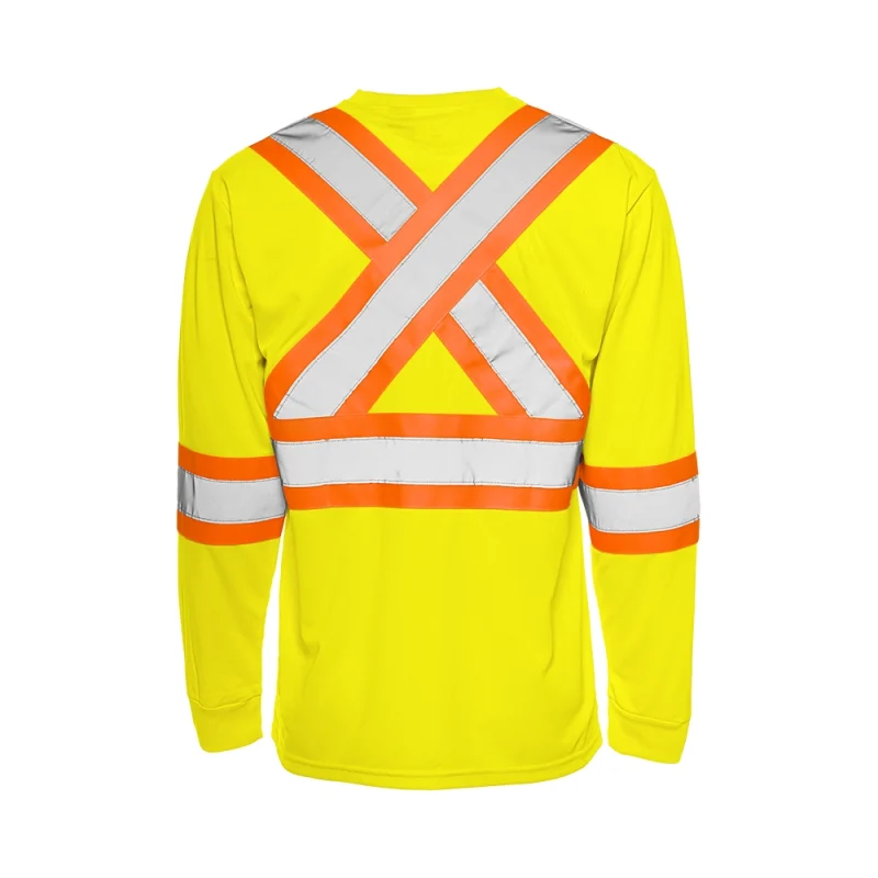 TT2 • Long Sleeve Polyester Traffic T-Shirt, 4
